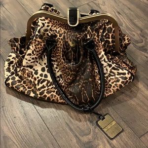 Leopard print purse